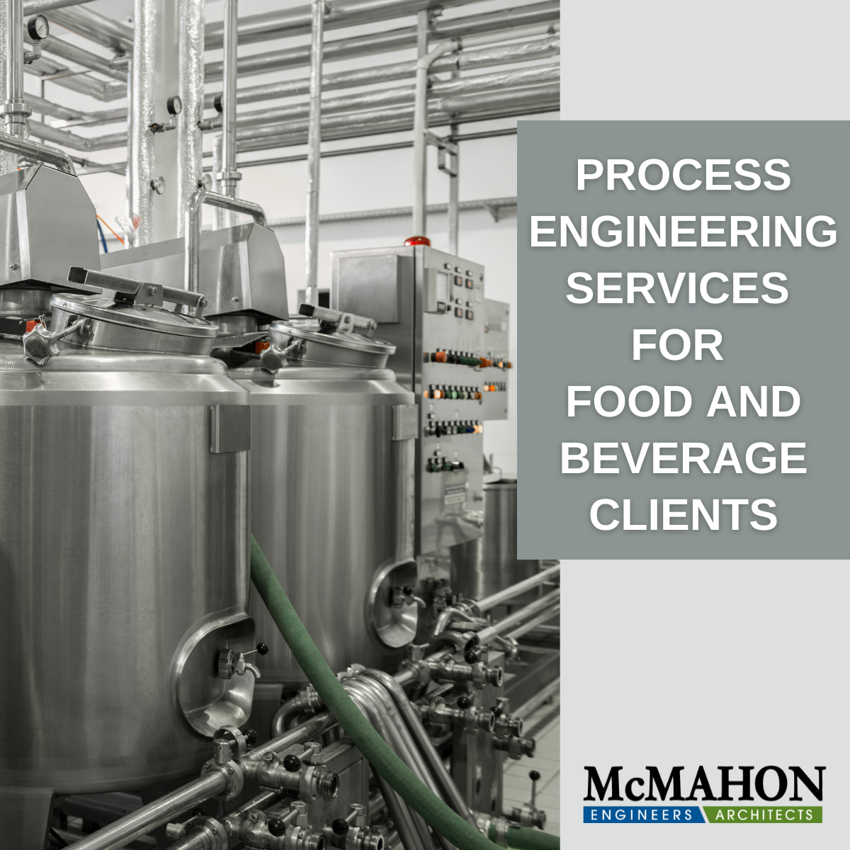McMahon announces process engineering services for food and beverage
