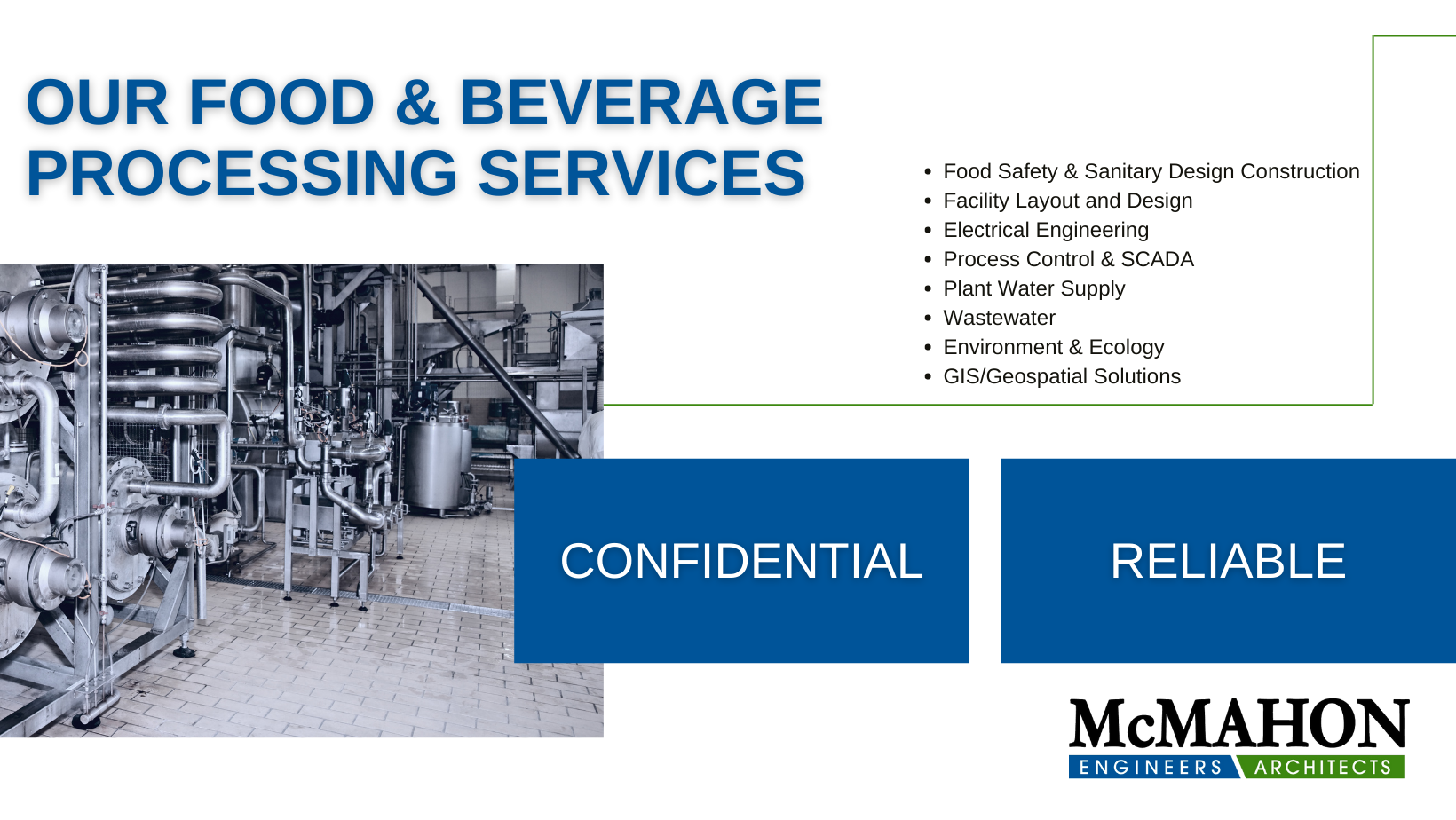 McMahon Food and Beverage Process Engineering Services Improve ...